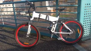 Talla M Bici BTT plegable e-bike con batería