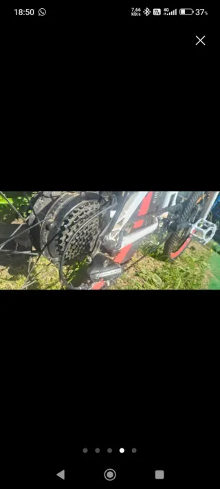 Talla M Bici BTT plegable e-bike con batería