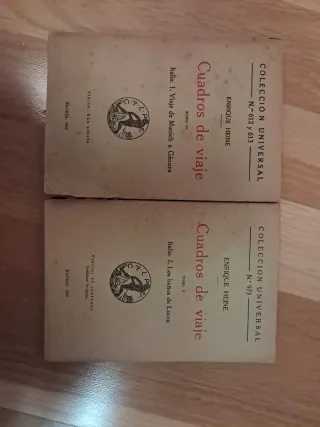 Cuadros de viaje I y II. Heine