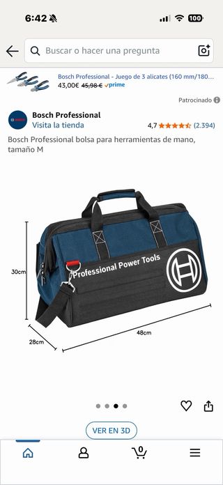Bolsa de herramientas Bosch
