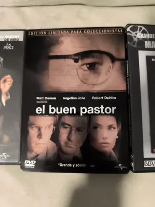 3 Películas DVD: Casino, El Buen Pastor