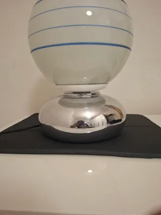 Lampada vintage vetro e metallo