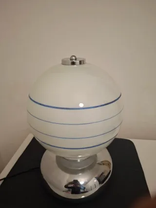 Lampada vintage vetro e metallo