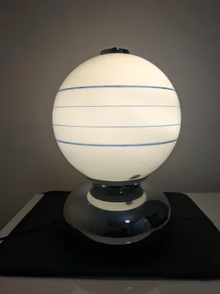 Lampada vintage vetro e metallo