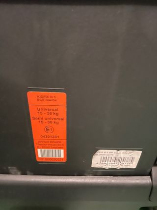 Silla de coche Britax Römer gris