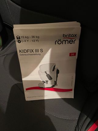 Silla de coche Britax Römer gris