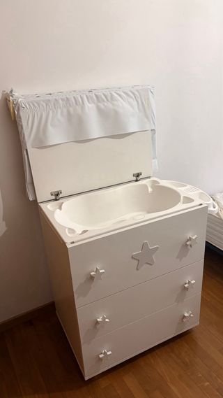 Mueble cambiador bebe