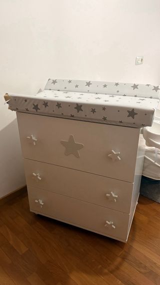 Mueble cambiador bebe