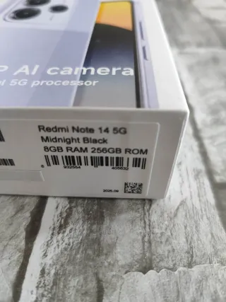 Xiaomi Redmi note 14 5G 256gb PRECINTADO