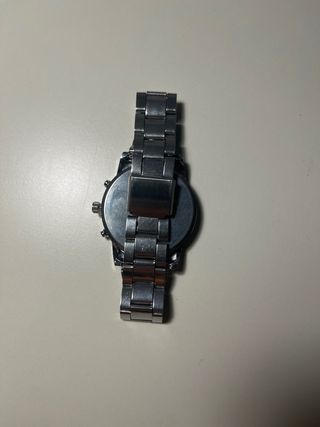 Reloj Geneva Elegante Hombre Negro/Plata