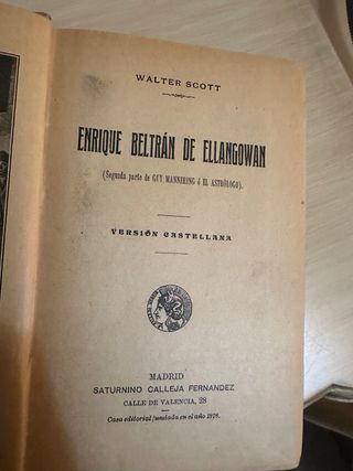 Saturnino Calleja Fernandez. Madrid.