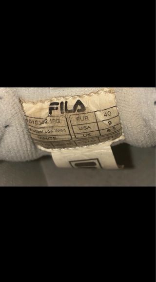 Zapatillas Fila Mujer Blancas