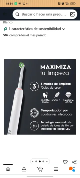 Oral-B Pro Series 3 Cepillo Eléctrico