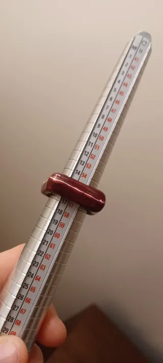 Anello quadrato stile anni '70