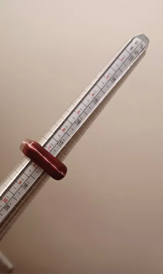 Anello quadrato stile anni '70