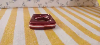 Anello quadrato stile anni '70