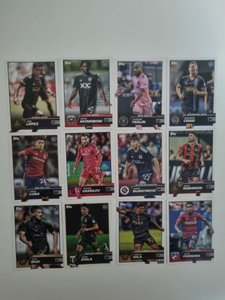 Lote 70 cartas MLS USA Topps