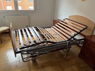 Cama Hospital Articulada Madera y Metal
