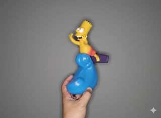 Figura Bart Simpson Surfeando