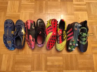 Botas de fútbol varios modelos.