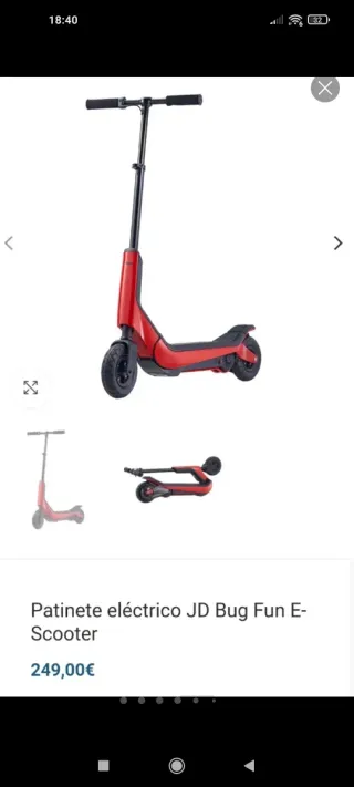 patin eléctrico jd bug fun