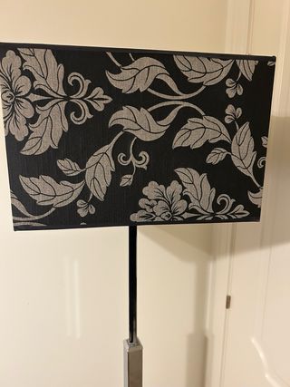 Lámpara de Pie 1,50m y Pantalla Estampada.