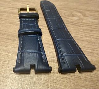 Correa de reloj Jaguar azul y dorada