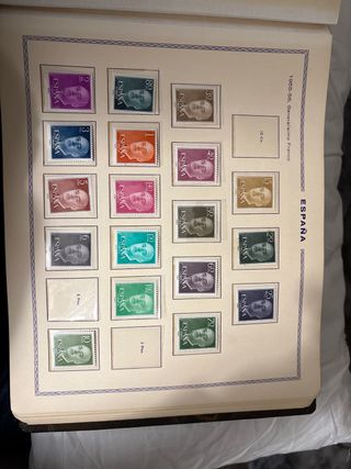 Sellos España Franco 1955-56