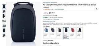 Mochila xd design Bobby Hero antirrobo usb