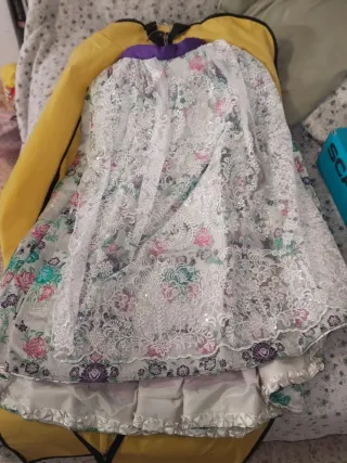 Traje de Fallera Infantil Morado
