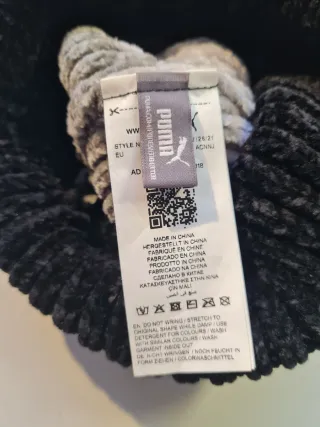 Gorro invierno pompon PUMA