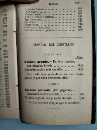 Manual del cristiano. 1913
