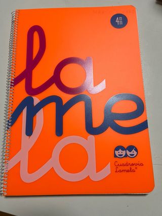 Cuaderno Lamela A4 fluor 5mm