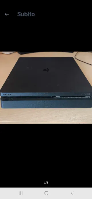 PlayStation 4 PS4 Sony Nera