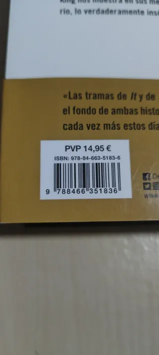 Pack libros Stephen King (5)