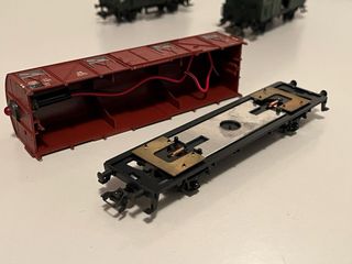 Lote 3 vagones mercancías Märklín H0.