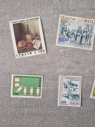 Serie francobolli Repubblica italiana
