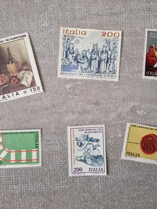 Serie francobolli Repubblica italiana