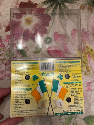 Doppia musicassetta rebel songs of Ireland vintage