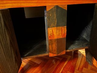 Mueble/ mesita Art Déco de madera maciza · vintage