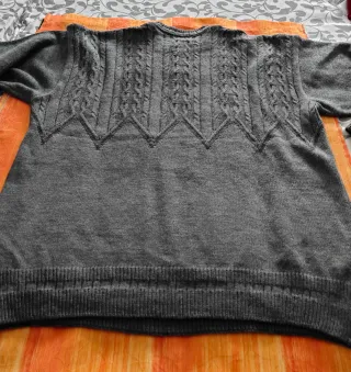 Jersey Chemise "Lacoste" XL gris jaspeado