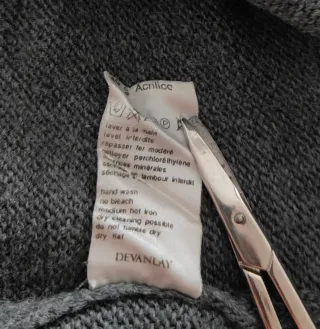 Jersey Chemise "Lacoste" XL gris jaspeado