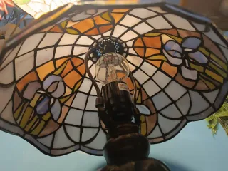 Lámpara de mesa en Tiffany