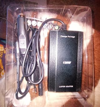 Cargador universal de portátil 120W con 7 puntas