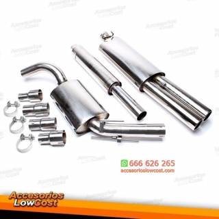 LÍNEA DE ESCAPE EN ACERO INOXIDABLE PARA VOLKSWAG