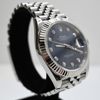 Datejust 41mm  esfera azul brillantes