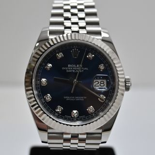 Datejust 41mm  esfera azul brillantes