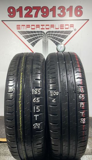 185 65 15 T CONTINENTAL RUEDA AL 90% VIDA UTIL