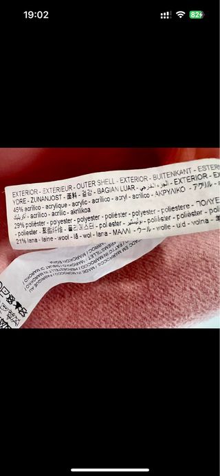 Abrigo mezcla de lana con cinturón