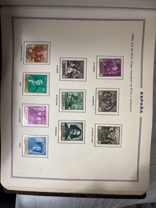 Sellos de España II Siglo, 1959